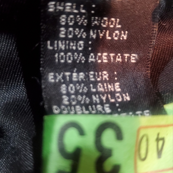 DKNY Long Wool blend Coat (Small) - Picture 9 of 13